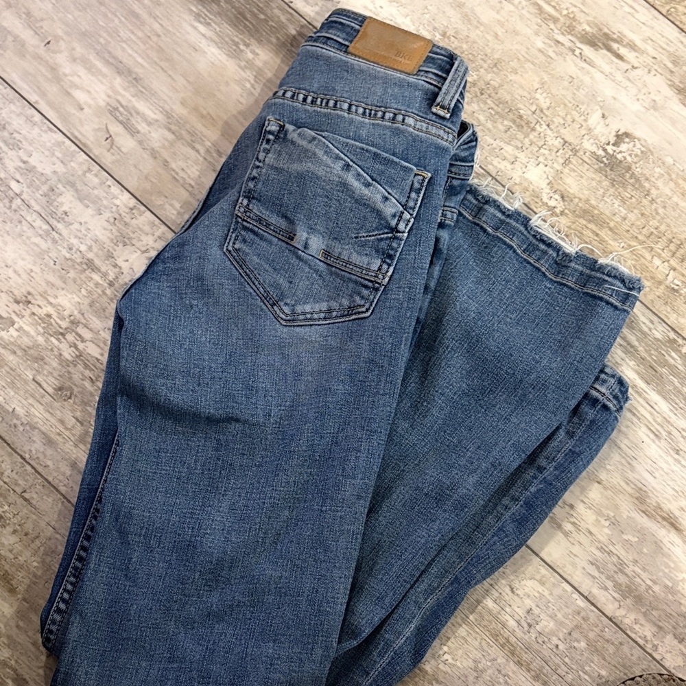 BKE Stella mid rise slim fit flare